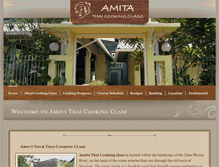 Tablet Screenshot of amitathaicooking.com